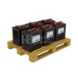 Pack 6 bateras TAB GC2 B225 | 6 Voltios 250 Amperios